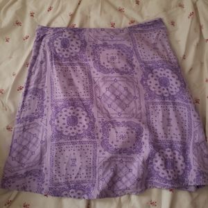 Purple BP mini skirt